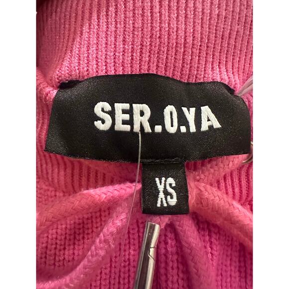 SEROYA - Saph Knit Cargo Pants (Pink) - Picture 5 of 11